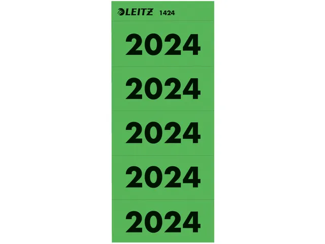 Rugetiket Leitz 2026 80mm groen 100st