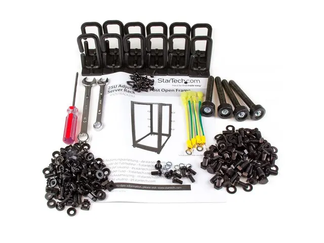 25U Open-Frame Server Rack Kast Met 4 Stijlen