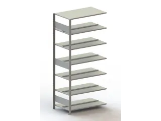 dossierstelling,aanbouwveld,HxBxD 2200x1006x636mm,vaklast 80kg - 1