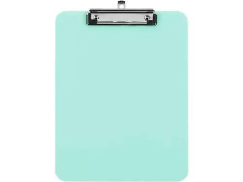 Klemplaat Pastel A4 Polystyreen assorti Paars of groen