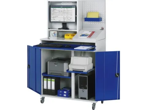 Computerkast 1770x 1100x 520mm Uittreklade Voor Toetsenbord Monitorvak