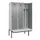 locker met bank,voor scheiding van kleding,HxBxD 2120x1200x815mm,3vak