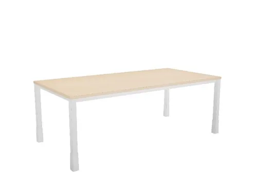 In hoogte verstelbaar bureau,HxBxD 720-840x2000x1000mm,NE-esdoorn