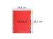 Tabbladen glanskarton 225g 12-delig A4 maxi Assorti