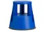 Opstapkruk 150kg Blauw Met Wielen