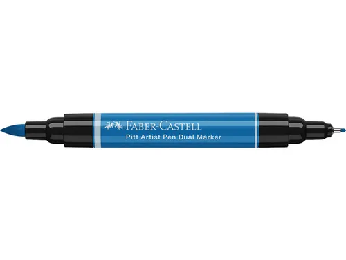Tekenstift Faber-Castell Pitt Artist Pen duo marker 110 phthaloblauw