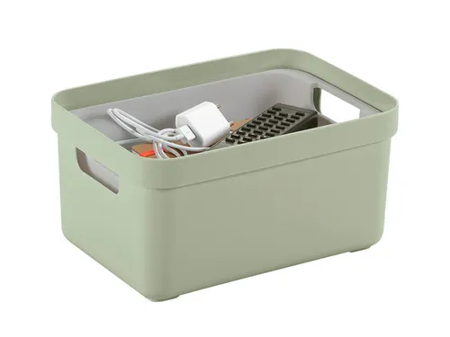 Sigma Home opbergbox 5L groen - 25,2x17,5x12,2cm