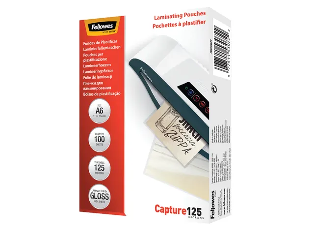 Lamineerhoes Fellowes A6 125 micron glanzend