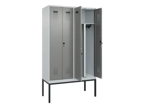 PBM-locker,HxBxD 2120x1200x500mm,4vak,vak B 300mm,draaigrendel