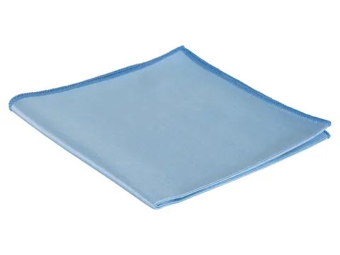 Glasdoek Cleaninq microvezel 40x40cm blauw 3 stuks