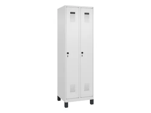 locker voor scheiding van kleding,HxBxD 1950x600x500mm,2vak