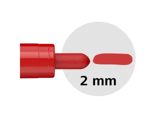 Acrylmarker Schneider Paint-It 310 2mm rood - 6