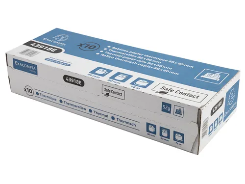 Telrol Exacompta 80mmx76mx12mm SafeContact thermisch