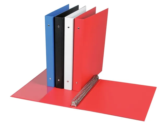 Ringband Quantore 23 rings A4 19mm O-mech Pp Rood