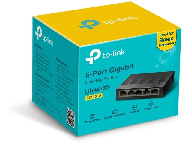 Desktopswitch TP-Link LiteWave LS1005G 5-poorts Gigabit