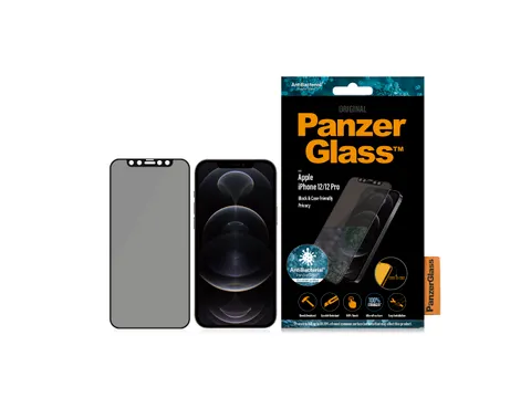 PanzerGlass Privacy Screen Protector iPhone 12 | 12 Pro | Edge-to-E