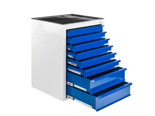 ladekast,HxBxD 900x710x550mm,8lade(n),volledig uittrekbaar