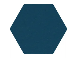 Prikbord Zeshoek Blauw kleur 2214 Bulletin Paneel Ø 60cm frameloos - 1