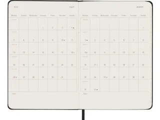 Agenda 2027 Moleskine 12M Weekly 7dag/2pagina's pocket hc black - 5