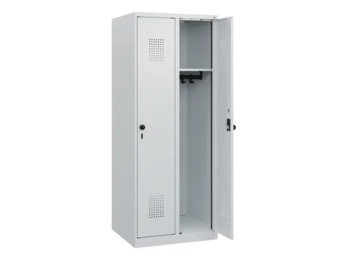 schoollocker,HxBxD 1530x600x500mm,2vak,vak B 300mm,draaigrendel