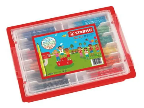 Kleurstift met driehoekige ergonomische gripzone STABILO Trio A-Z