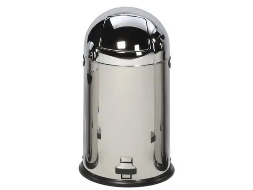 Push & Kick Afvalbak Rvs 40 Liter Hxd 730x415mm Met Voetpedaal