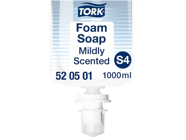 Savon mousse Tork S4 520501 doux, parfumé 1000ml