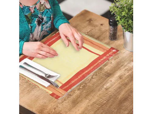 Tork 474589 Placemat Carre Advanced, 1-laags, decor, 42x30cm