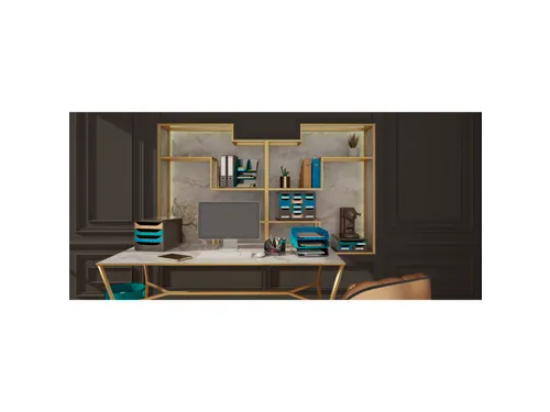 Brievenbak A4 Combo Styli Neo Deco Zwart