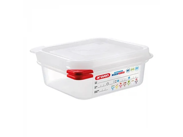 Araven Colorclip Voedseldoos 1.1 liter 1/6 GN 65mm 176x162mm