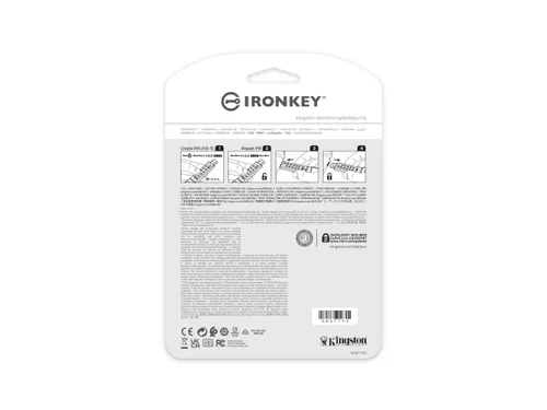 256GB IronKey Keypad 200, FIPS 140-3 Lvl 3 AES-256 versleuteld