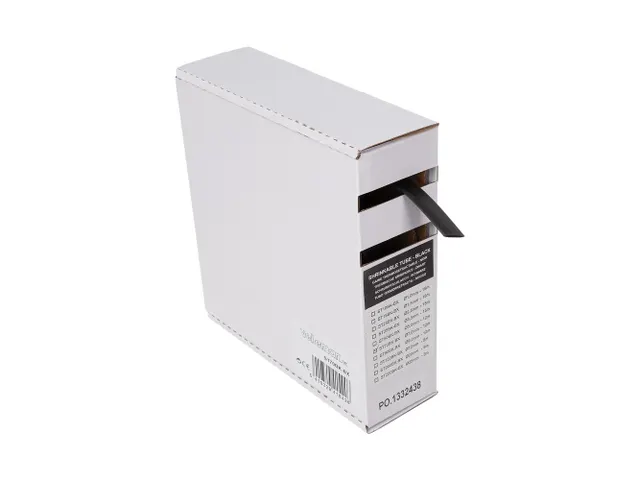 Thermische Krimpkous 2:1 - 7.0mm - Zwart - 12m - Doos