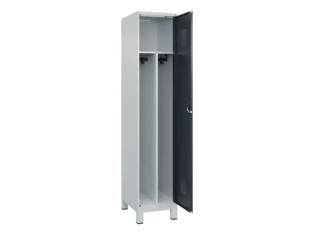 locker voor scheiding van kleding,HxBxD 1950x400x500mm,1vak