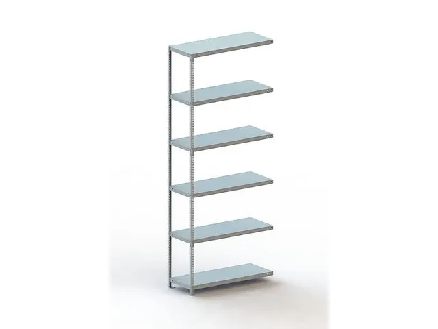 magazijnstelling,aanbouwveld,HxBxD 2500x1002x404mm,vaklast 150kg