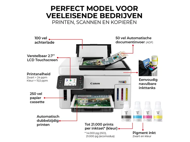 Multifunctional inktjet printer Canon MAXIFY GX6150