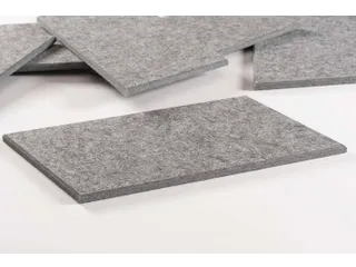 Akoestische PET-vilt Parallellogram tegels donkergrijs 30x25cm 22 stuk - 3