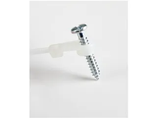 20cm Kabelbinders met montagegat 4mm wit 100 stuks - 5
