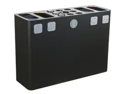 Afvalverzamelstation,3X100L,Romp Wit