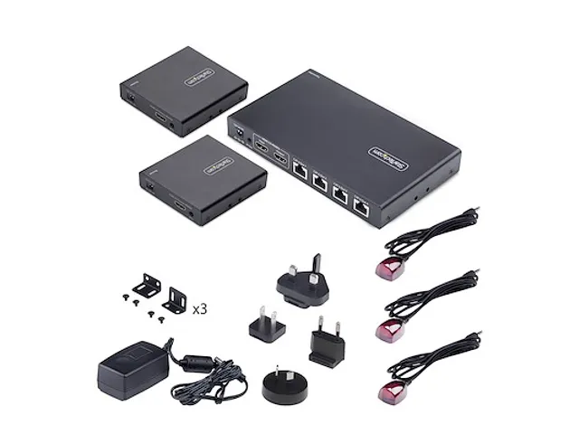 4-Poort HDMI Extender en Splitter Over CAT6