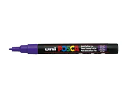 Verfstift Posca PC3M Fijne punt 0,9-1,3mm Paars