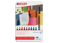 Fineliner edding 1200 assorti 0.5-1.0mm blik à 10 stuks