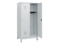 schoollocker,HxBxD 1630x800x500mm,2vak,vak B 400mm,cil.-slot,voeten