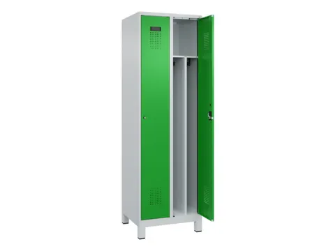 locker voor scheiding van kleding,HxBxD 1950x600x500mm,2vak