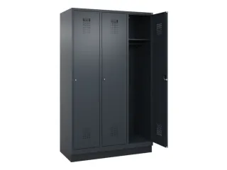 locker,HxBxD 1950x1200x500mm,3vak,vak B 400mm,cil.-slot,sokkel - 2