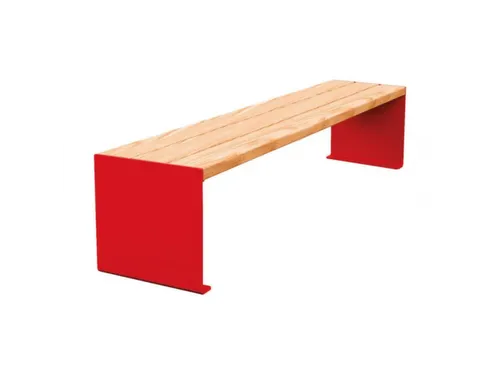 zitbank,B 1800mm,3latten,hout-zitting licht eikenhout,zitting H 450mm