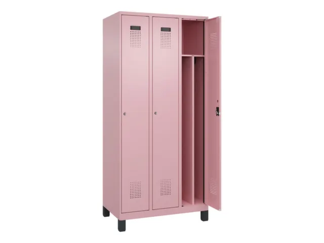 locker voor scheiding van kleding,HxBxD 1950x900x500mm,3vak