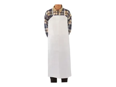 Kookschort/ kokssloof met bovenstuk en 1 zak wit 110x85cm