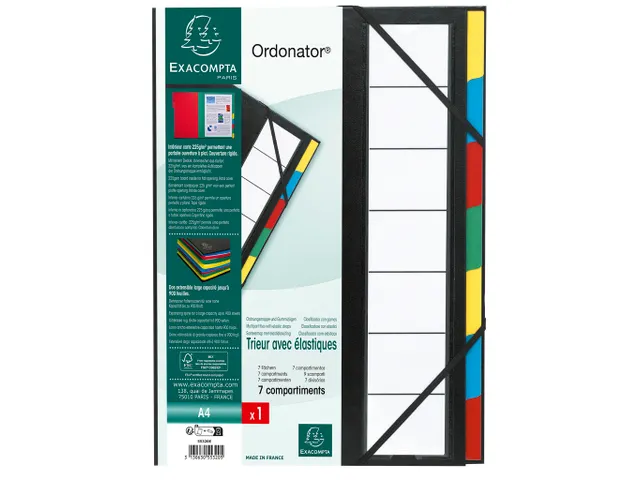 Sorteermap Ordonator Harmonika 7 vak ass