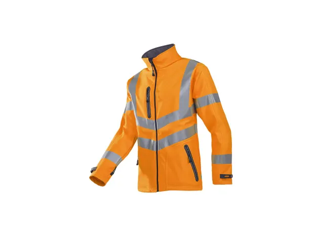 Sioen Dexter 722Z hi-vis softshell, fluo oranje, maat L, per stuk