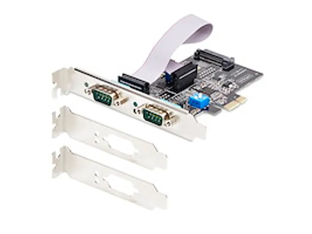 2-Port PCIe Seriële Adapter Kaart RS232/422/485